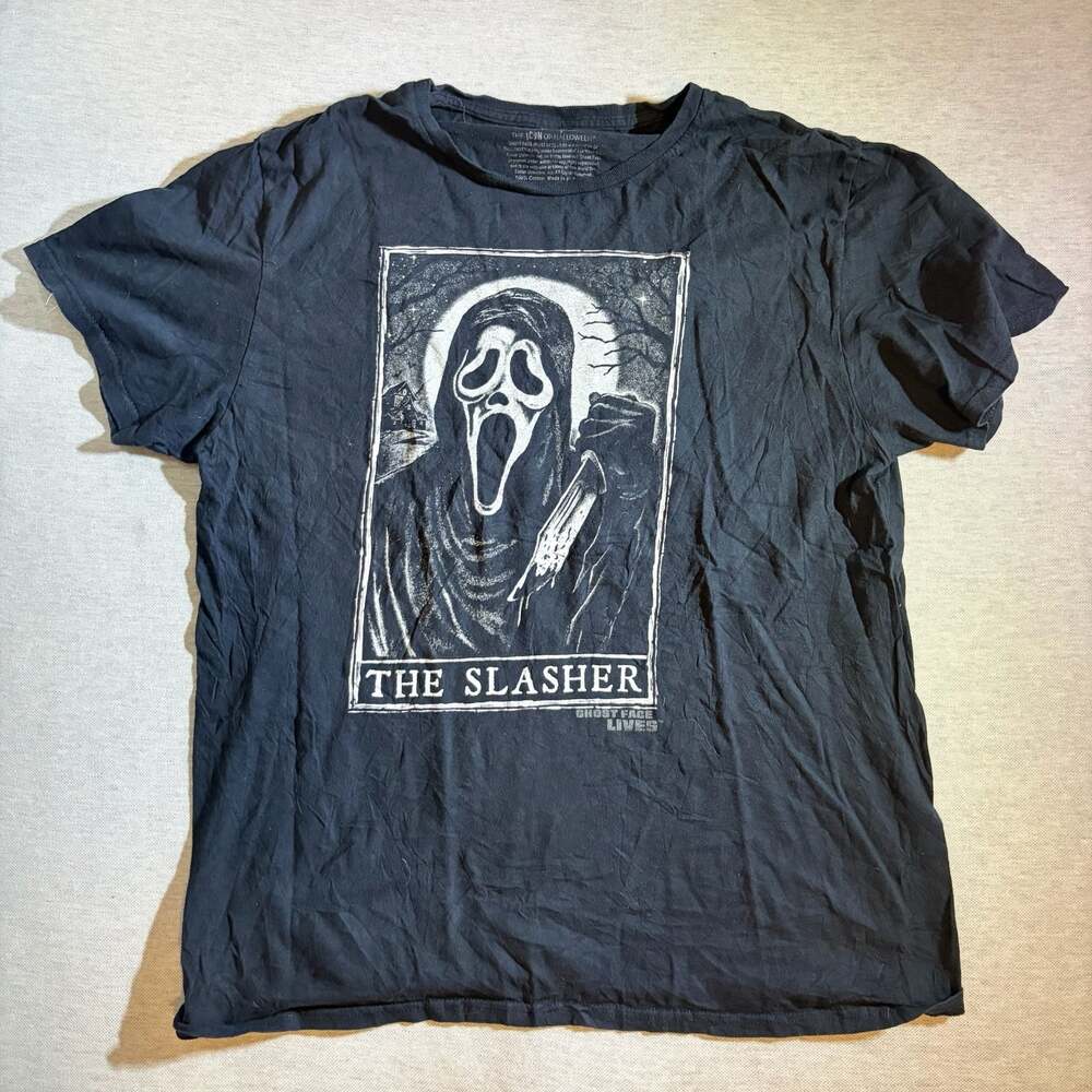 Changes Ghost Face 'The Slasher' Tarot Card Graphic T-Shirt